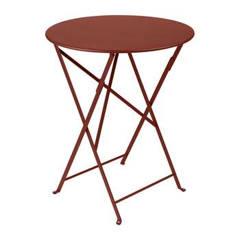 Fermob - Bistro Garden Table- Red Ochre (H74 x W60 x D60cm)