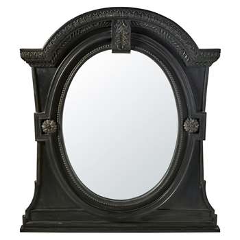 FLANDRES - Mirror with Black Mango Wood Mouldings (H150 x W134 x D9.5cm)