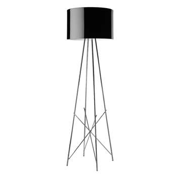 Flos - Ray F Floor Lamp - Black - F1 (128 x 55cm)