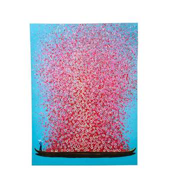 Flower boat art (160 x 120cm)
