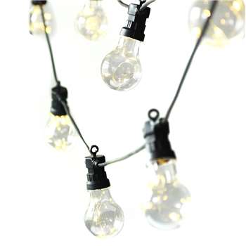 Garden Trading - Festoon String Lights - 20 Bulbs (H12 x W1250 x D6cm)