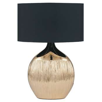 Gemini Table Lamp Gold (H44.5 x W32 x D18cm)