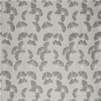 Georgina Pale Charcoal Wallpaper