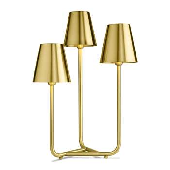 GHIDINI 1961 - Trio Table Lamp - Brass (H42 x W36 x D36cm)