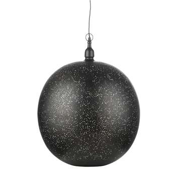 Giant Moroccan Pinehole Iron Pendant (H65 x W45 x D45cm)