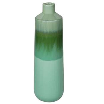Green Ceramic Vase (42 x 13.5cm)