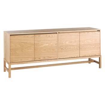 Habitat Drio Oak 4 Door Sideboard 51 x 40.5cm