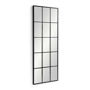 Habitat  Full Length Window Mirror - Black (H140 x W60 x D2.5cm)