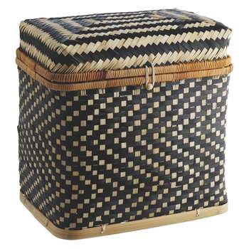 Habitat Idaho Bamboo Lidded Storage Trunk (38 x 40cm)