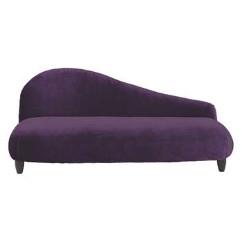 Habitat Isabel Purple Velvet 2 Seater Sofa (73 x 175cm)