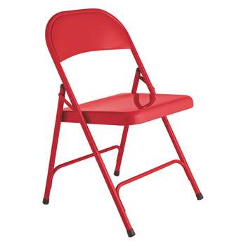 Habitat Macadam Red Metal Folding Chair (78.5 x 47cm)