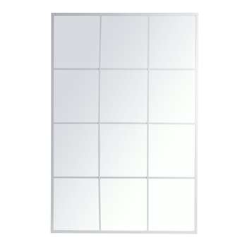 Habitat Rectangular Window Mirror - Grey (H120 x W80 x D2cm)