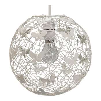 Heart of House Butterfly Wire Easyfit Pendant - Ivory (Diameter 25cm)