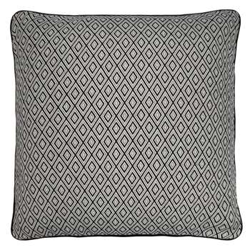 Home Collection Black Geometric Print Cushion (45 x 46cm)