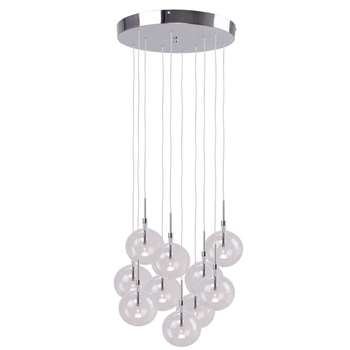 Home Collection Lucy Clear Glass Cluster Light (100 x 45cm)