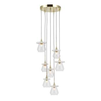 Home Collection Taylor Gold Metal and Marble Cluster Light (101 x 25cm)