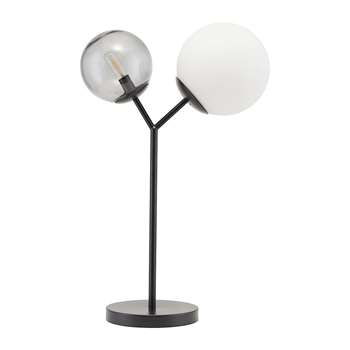 House Doctor - Twice Table Lamp - Black (Height 42cm)