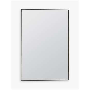 Hurston Rectangular Metal Frame Wall Mirror (H90 x W60 x D3cm)