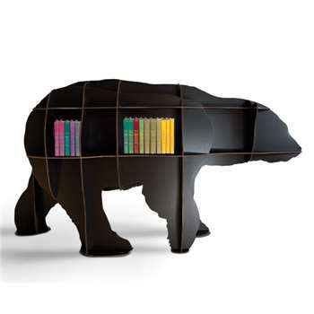 Ibride Bear Bookcase Junior - Black