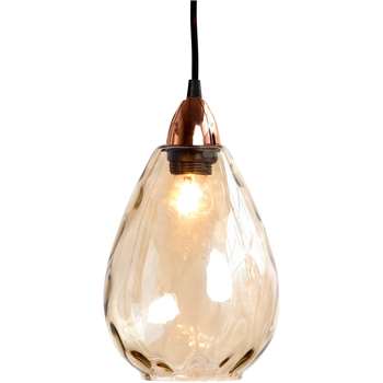 Ilaria Pendant Shade, Champagne (H21 x W16 x D16cm)