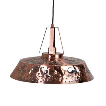 Industrial Ceiling Light in Copper Iron Finish (Diameter 45.5cm)
