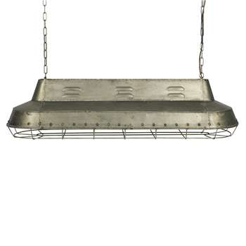 BePureHome Industrial Metal Ceiling Light (37 x 129.5cm)