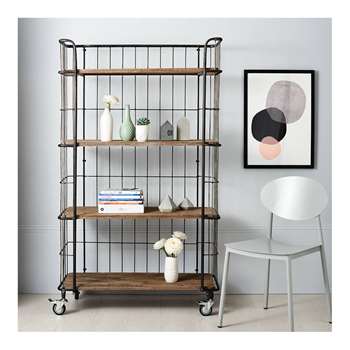 BePureHome Giro Large Industrial Trolley (H158.5 x W94 x D41cm)