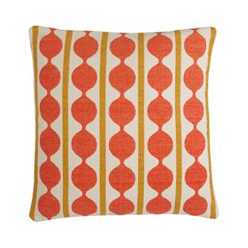 Jardim Brick- Red Screen Printed Cushion (H50 x W50cm)