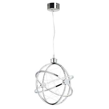 Jazzy LED Ceiling Light Polished Chrome (H174 x W54.5 x D54.5cm)