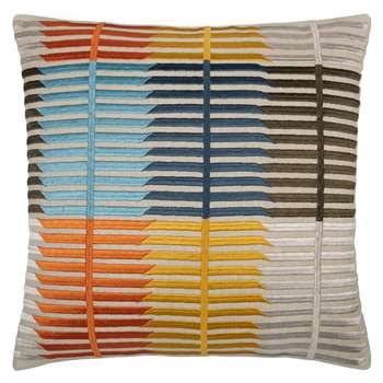 John Lewis Bandara Stripe Cushion, Multi (45 x 45cm)