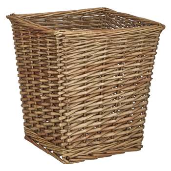 Croft Collection Willow Waste Paper Bin (29 x 27cm)