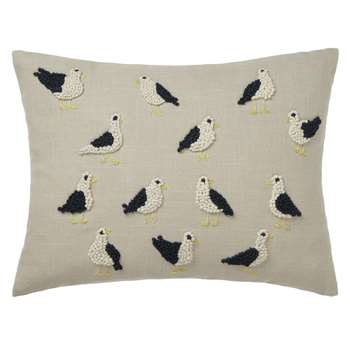 John Lewis French Knot Seagulls Cushion (30 x 40cm)