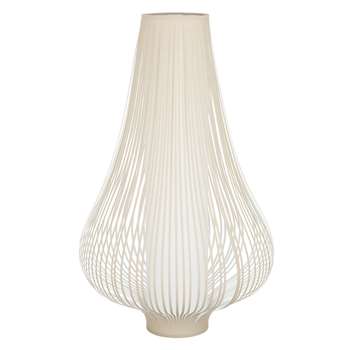 John Lewis Harmony Ribboned Lamp, Large, Natural (Height 70cm)