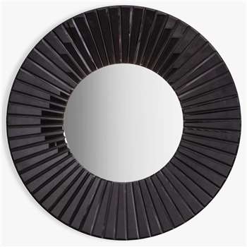 John Lewis & Partners Chester Round Mirror (H80 x W80 x D5cm)