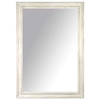 John Lewis & Partners Distressed Mirror, Cream (H102 x W72 x D4cm)
