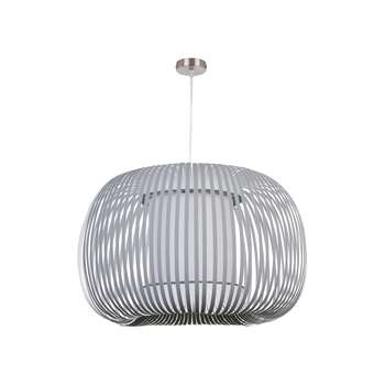 John Lewis & Partners Harmony Large Ribbon Ceiling Light, Grey (H40 x W60 x D60cm)