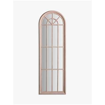 John Lewis & Partners Isabella Arched Mirror, 180 x 60cm, Antique White (H180 x W60 x D4cm)