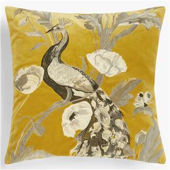 John Lewis & Partners Java Cushion, Gold (H50 x W50cm)