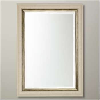 John Lewis & Partners Orabelle Mirror, Ivory (H66 x W56cm)