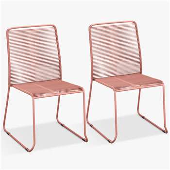 John Lewis & Partners String Garden Chairs, Set of 2 (H87 x W43 x D59cm)