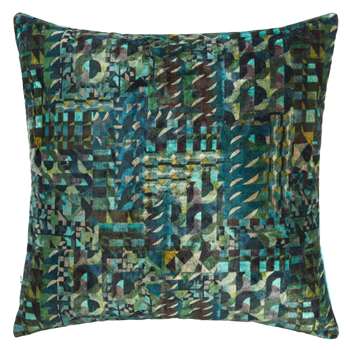 John Lewis Samode Cushion, Green (50 x 50cm)