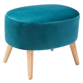 Joni Footstool Teal (H44 x W41 x D54cm)