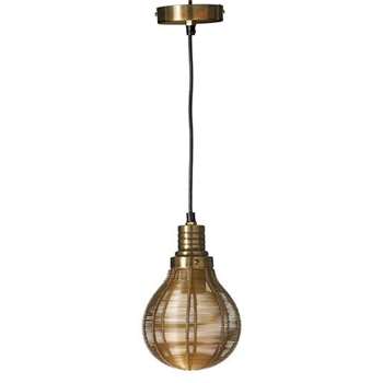 Jordaan Hanging Lamp, Medium - Antique Gold (H150 x W15 x D15cm)