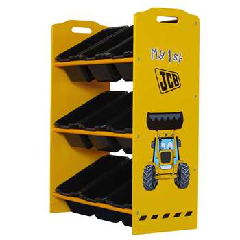 Kidsaw JCB 9 Bin Storage Unit 64 x 66cm