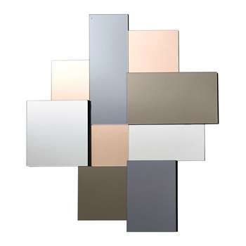 KLARA coloured mirror (108 x 117cm)