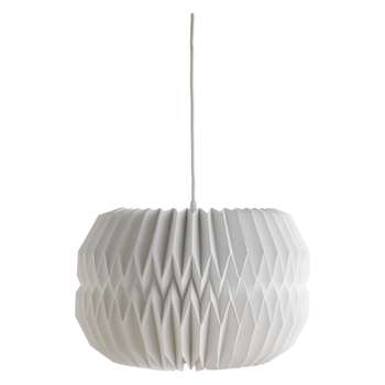 Habitat Kura Origami Large Paper Shade - White (H27 x W42 x D42cm)
