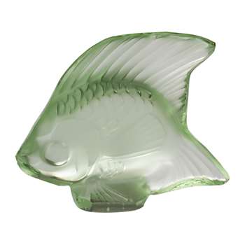 Lalique - Fish Figure - Light Green (Height 4.5cm)