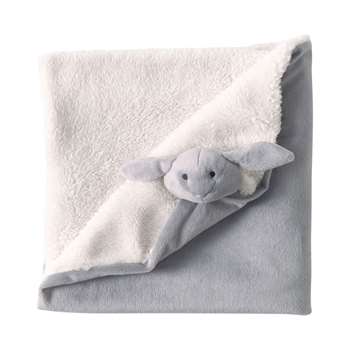 LAPIN child's blanket in grey (65 x 65cm)