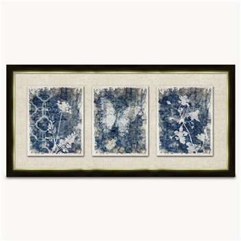 Lexington Set of 2 Framed Botanical Wall Art (H34 x W75cm)