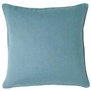 Linen Cushion Cover, Large - Mid Blue (51 x 51cm)